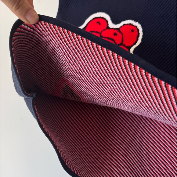 🍓Victoria Beckham, fruit pattern shift dress, s/s 17 in navy - Picture 13 of 14